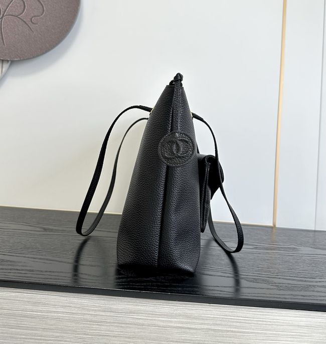 Chanel Shopping Bag Grained Calfskin AS6483 black Chanel Shopping Bag Grained Calfskin AS6483 black
