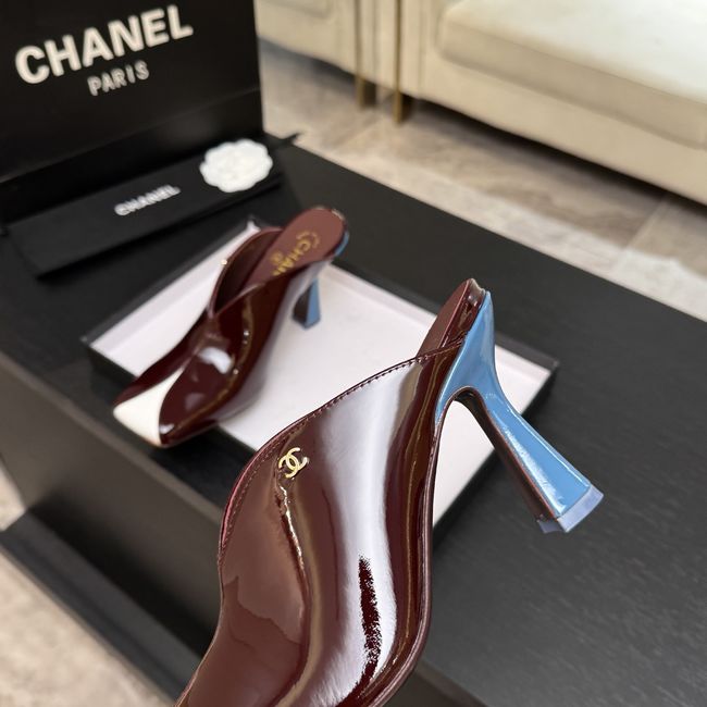 Chanel Mules Patent Calfskin G47606-4