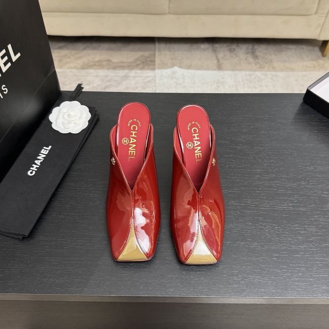 Chanel Mules Patent Calfskin G47606-5