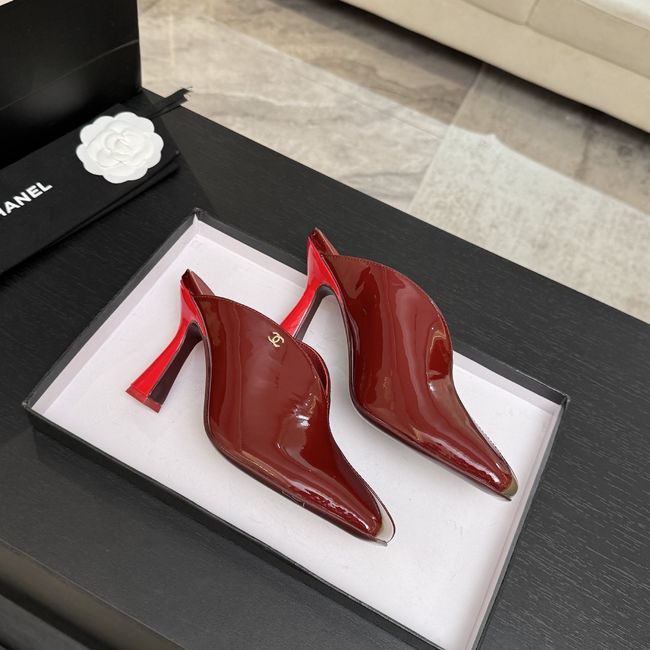 Chanel Mules Patent Calfskin G47606-5