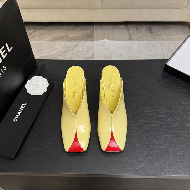 Chanel Mules Patent Calfskin G47606-9 Chanel Mules Patent Calfskin G47606-9