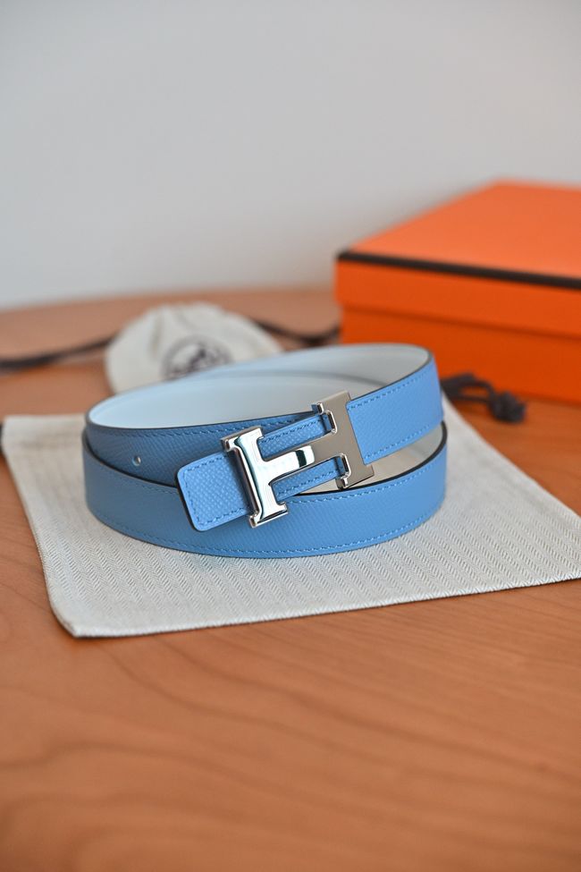 Hermes Constance buckle & double-sided leather belt 24mm H07457-10