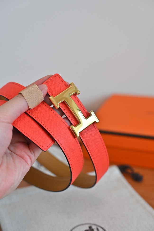Hermes Constance buckle & double-sided leather belt 24mm H07457-3 Hermes Constance buckle & double-sided leather belt 24mm H07457-3