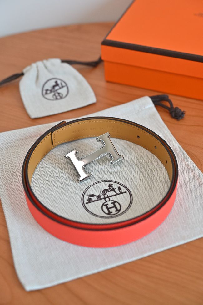 Hermes Constance buckle & double-sided leather belt 24mm H07457-3 Hermes Constance buckle & double-sided leather belt 24mm H07457-3
