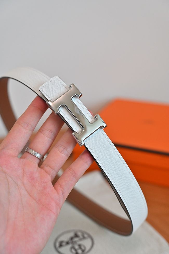 Hermes Constance buckle & double-sided leather belt 24mm H07457-6 Hermes Constance buckle & double-sided leather belt 24mm H07457-6