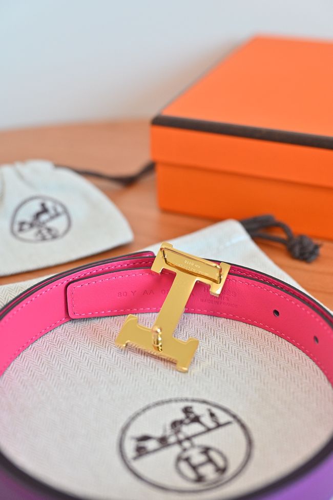 Hermes Constance buckle & double-sided leather belt 24mm H07457-8 Hermes Constance buckle & double-sided leather belt 24mm H07457-8