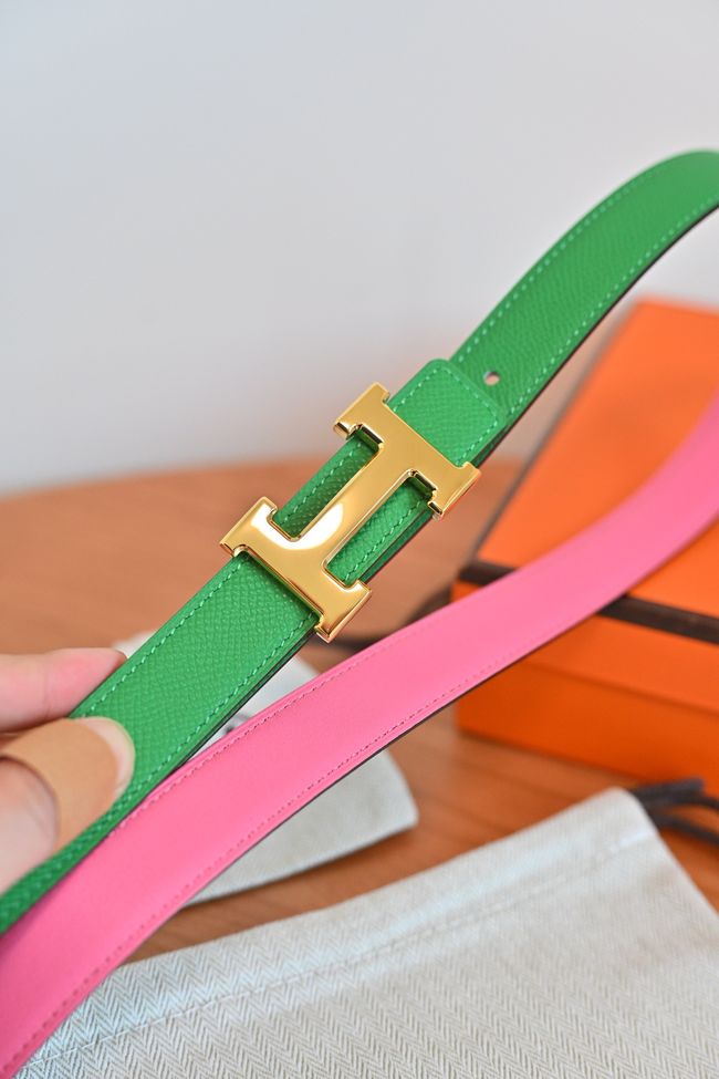 Hermes Constance buckle & double-sided leather belt 24mm H07457-9 Hermes Constance buckle & double-sided leather belt 24mm H07457-9