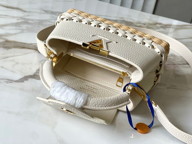 Louis Vuitton Capucines Mini M24977 Ivory Louis Vuitton Capucines Mini M24977 Ivory