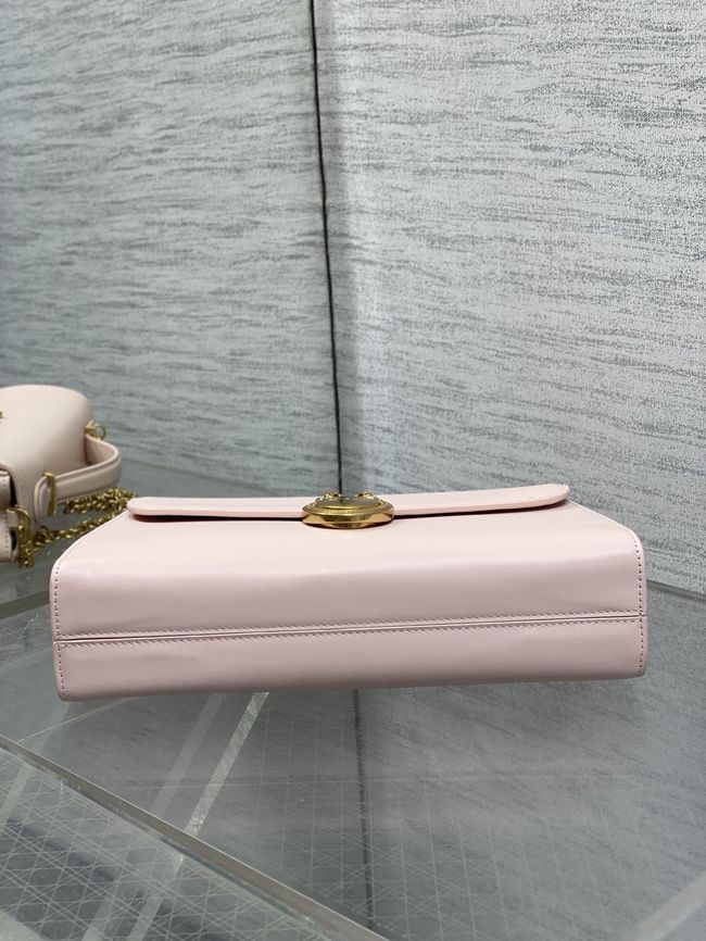 Dior Medaillon Pouch Ballet Pink Smooth Calfskin M3671 Dior Medaillon Pouch Ballet Pink Smooth Calfskin M3671