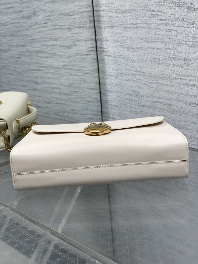 Dior Medaillon Pouch Smooth Calfskin M3671 Cream Dior Medaillon Pouch Smooth Calfskin M3671 Cream