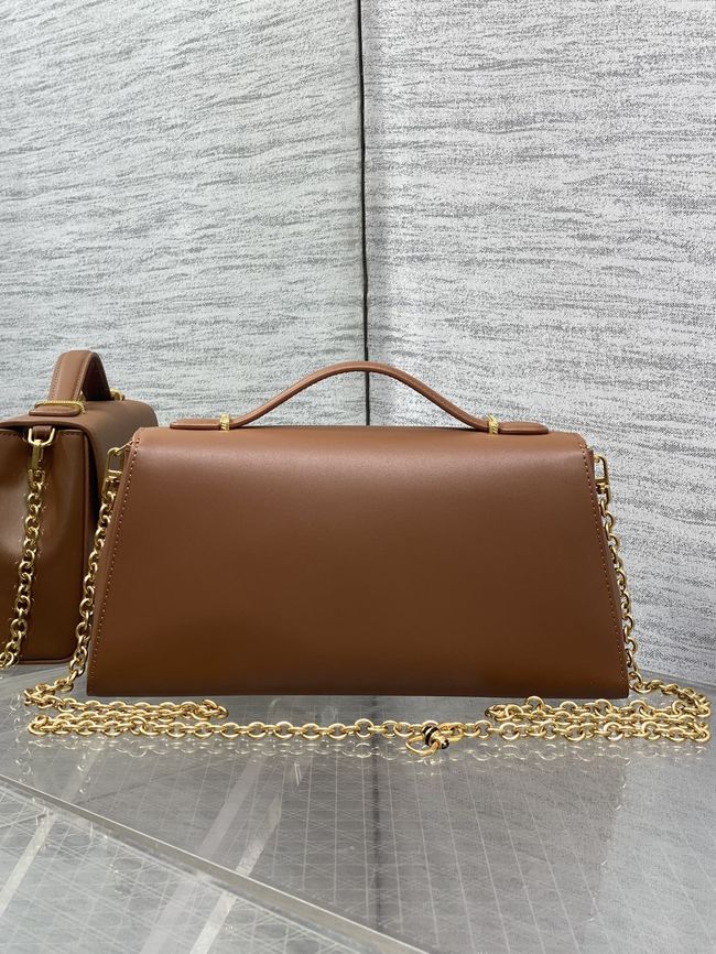 Dior Medaillon Pouch Smooth Calfskin M3671 tan