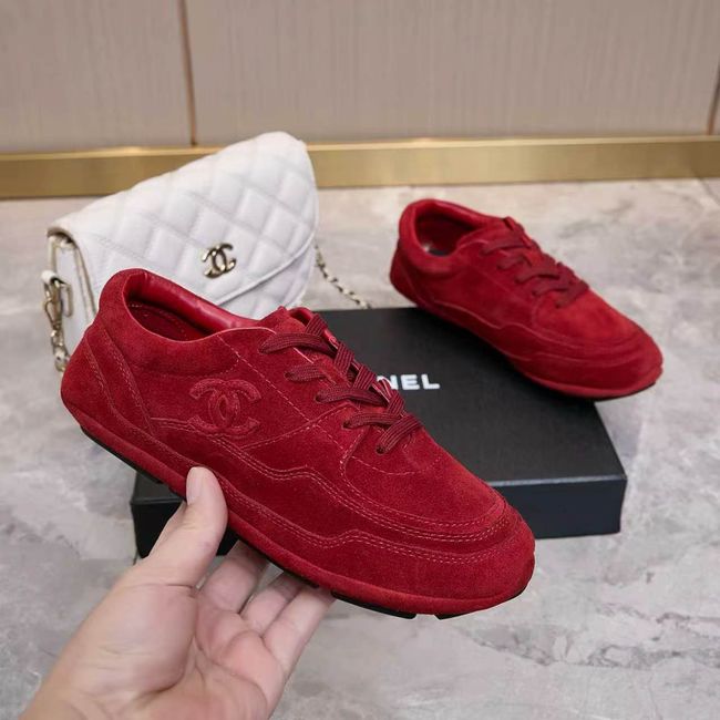 Chanel Trainers Suede Calfskin G47655-3