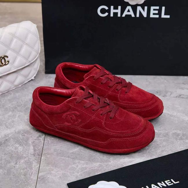 Chanel Trainers Suede Calfskin G47655-3