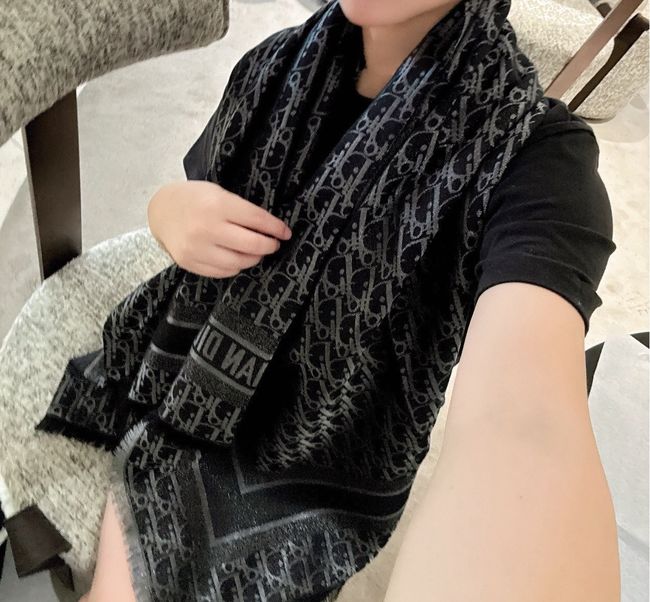 Dior Oblique Shawl L1166-2 Dior Oblique Shawl L1166-2