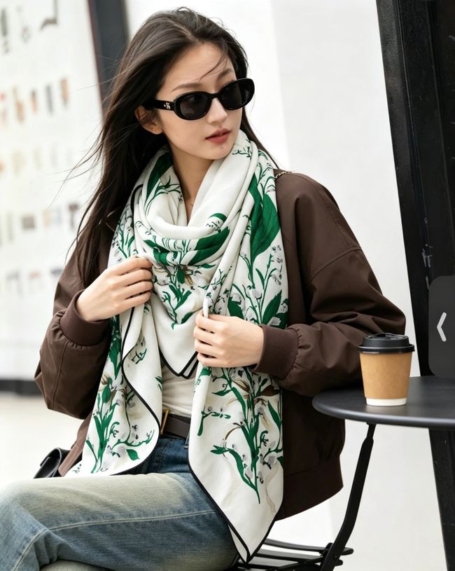 Dior Oblique Shawl L1168-1