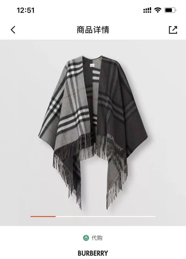 Burberry Cashmere cape BU0032-1