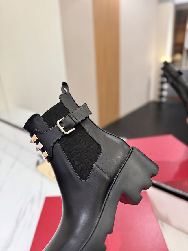Valentino LOGO cowhide ankle boots S0MT5-1