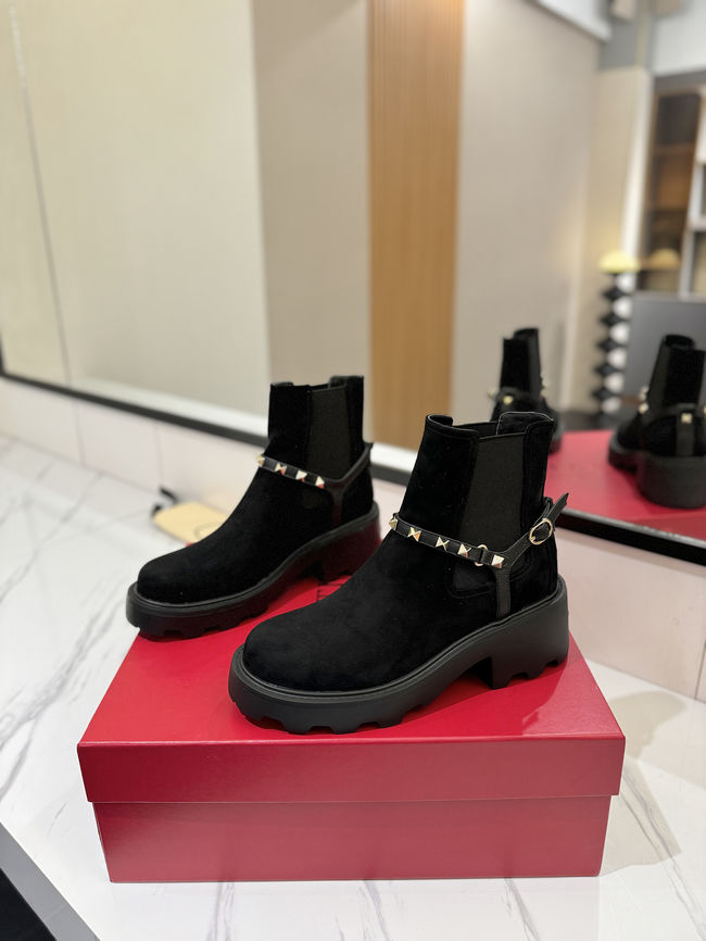 Valentino LOGO cowhide ankle boots S0MT5-4