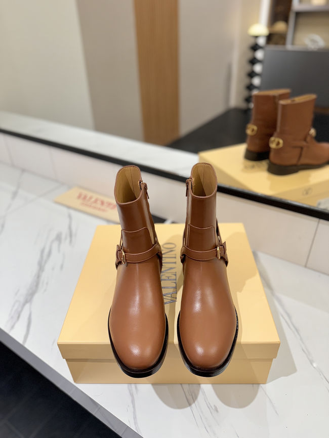 Valentino LOGO cowhide ankle boots S0QN8-5