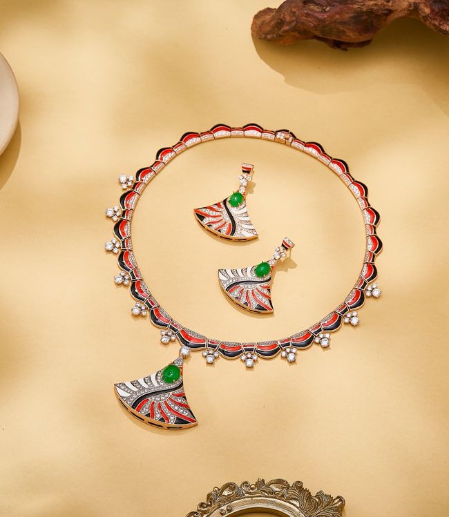 BVLGARI necklace&Earring EE10030 BVLGARI necklace&Earring EE10030