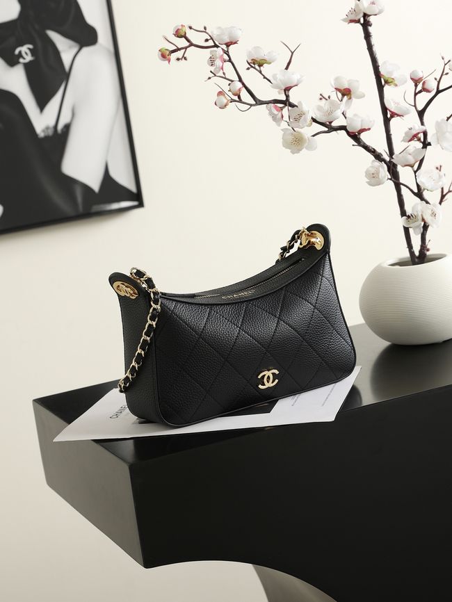 CHANEL Hobo Bag AS6640 black CHANEL Hobo Bag AS6640 black