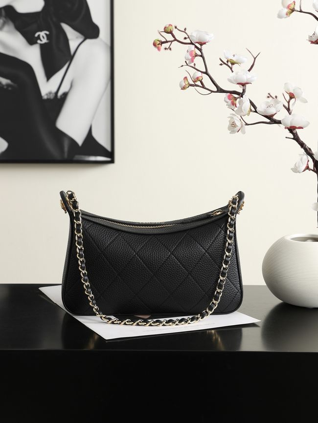 CHANEL Hobo Bag AS6640 black CHANEL Hobo Bag AS6640 black