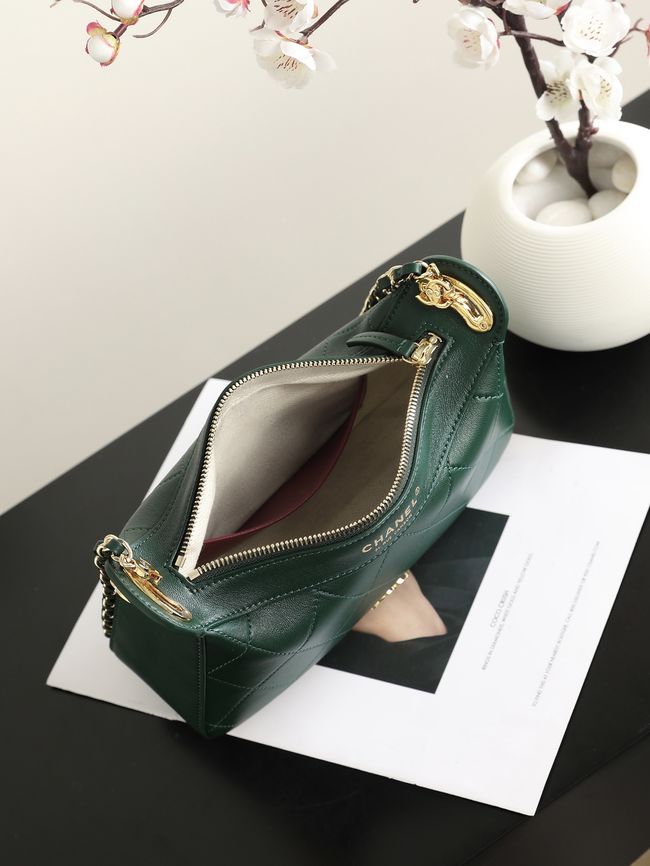 CHANEL Hobo Bag AS6640 green CHANEL Hobo Bag AS6640 green