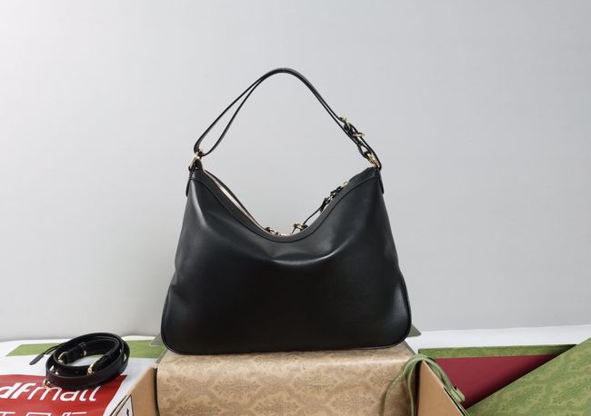 Gucci Starlet large shoulder bag soft leather A00CI2 black