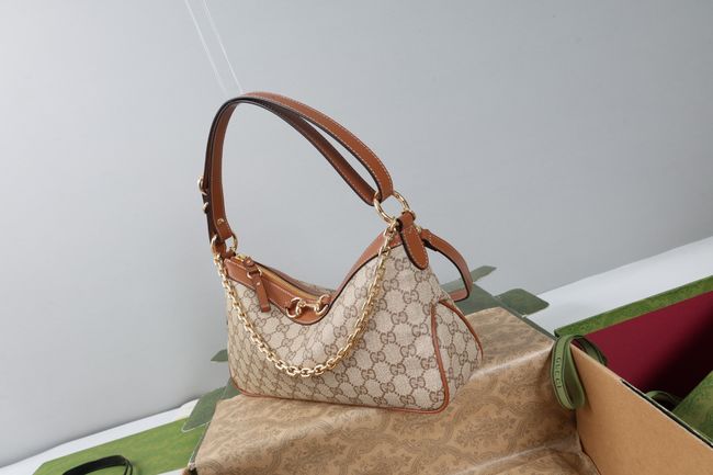 Gucci Starlet medium shoulder bag A00CI1 brown