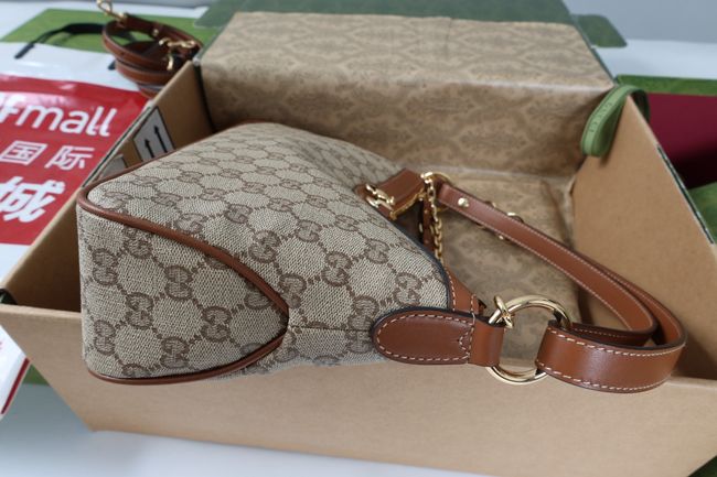Gucci Starlet medium shoulder bag A00CI1 brown