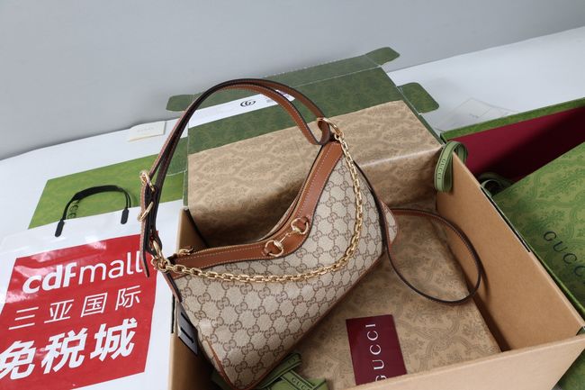 Gucci Starlet medium shoulder bag A00CI1 brown