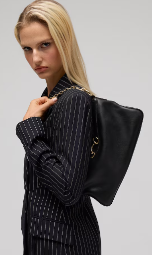 Gucci Starlet medium shoulder bag soft leather A00CI1 black