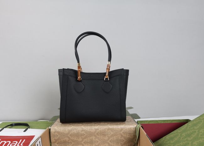 Gucci Bamboo Tote medium bag A005YB black