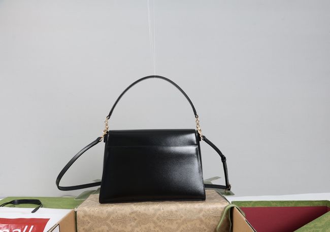 Gucci Horsebit Duomo medium top handle bag A006N6 black