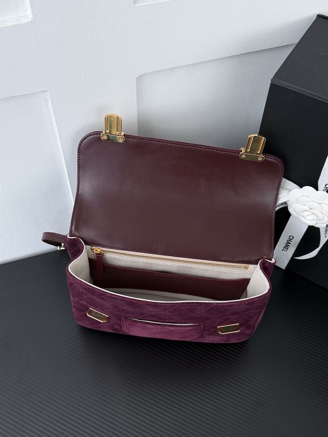 Chanel Backpack AS6465 Burgundy Chanel Backpack AS6465 Burgundy