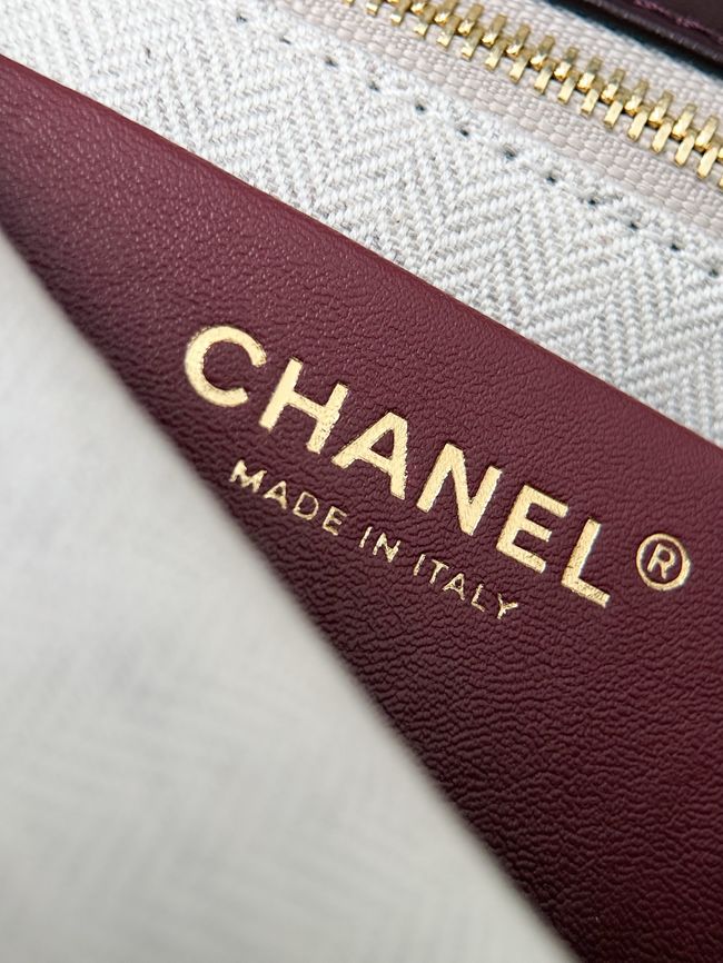 Chanel Backpack AS6465 Burgundy Chanel Backpack AS6465 Burgundy