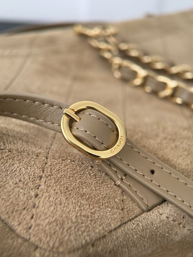 Chanel Backpack AS6465 dark beige Chanel Backpack AS6465 dark beige