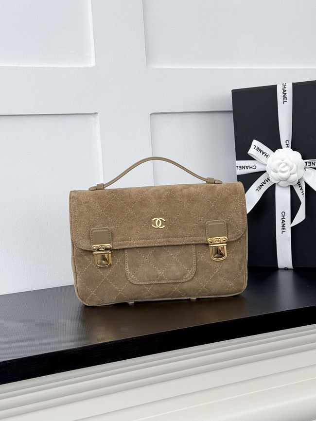 Chanel Backpack AS6465 dark beige Chanel Backpack AS6465 dark beige