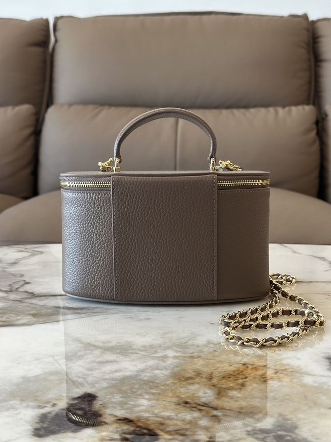 Chanel Vanity with Chain AP5574 gray Chanel Vanity with Chain AP5574 gray