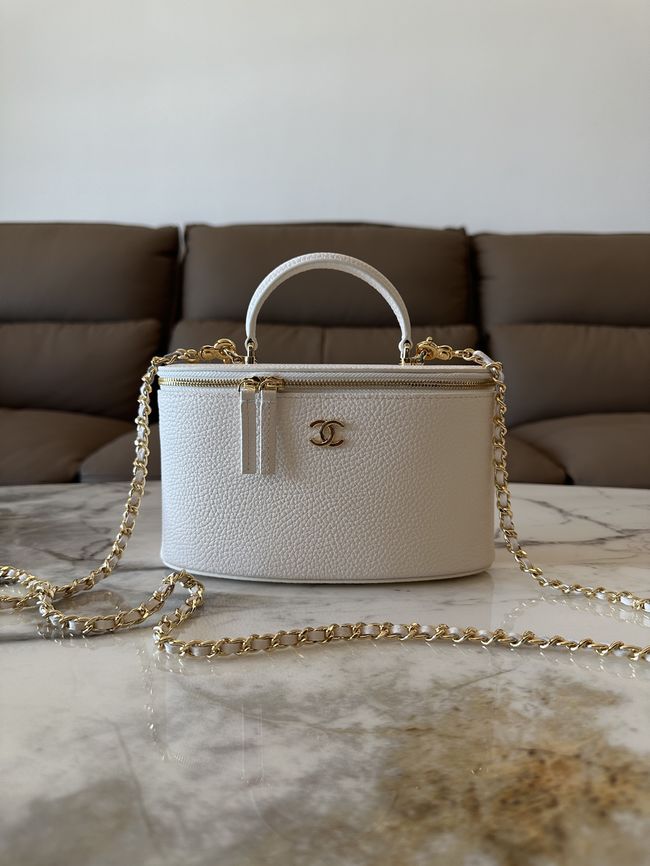 Chanel Vanity with Chain AP5574 white Chanel Vanity with Chain AP5574 white