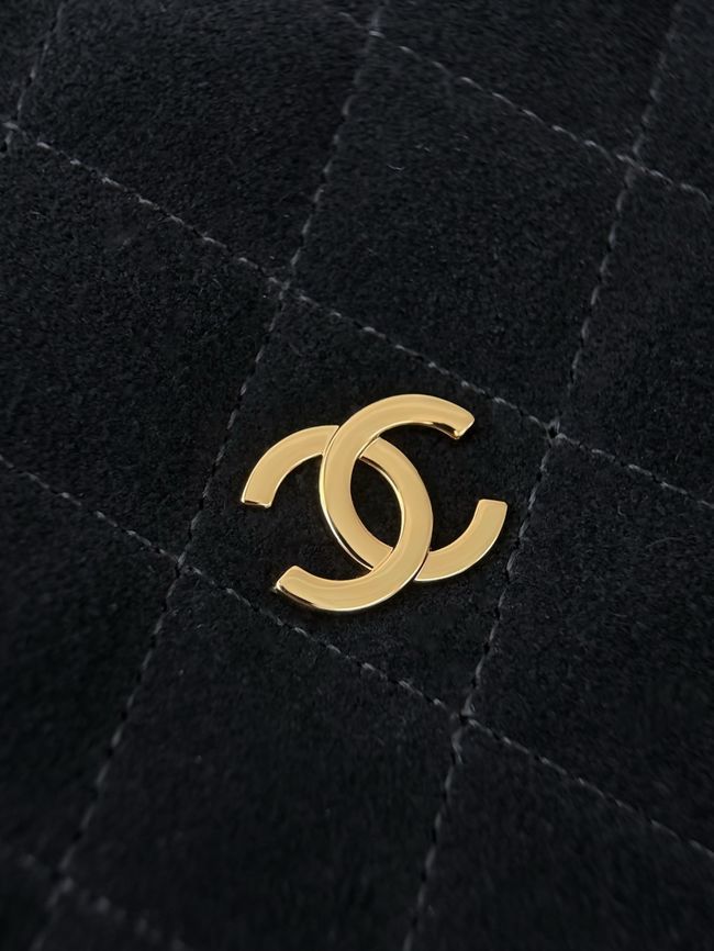 CHANEL Hobo Bag Suede AS5322 black CHANEL Hobo Bag Suede AS5322 black