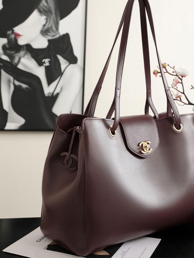 Chanel Shopping Bag AS6242 Burgundy