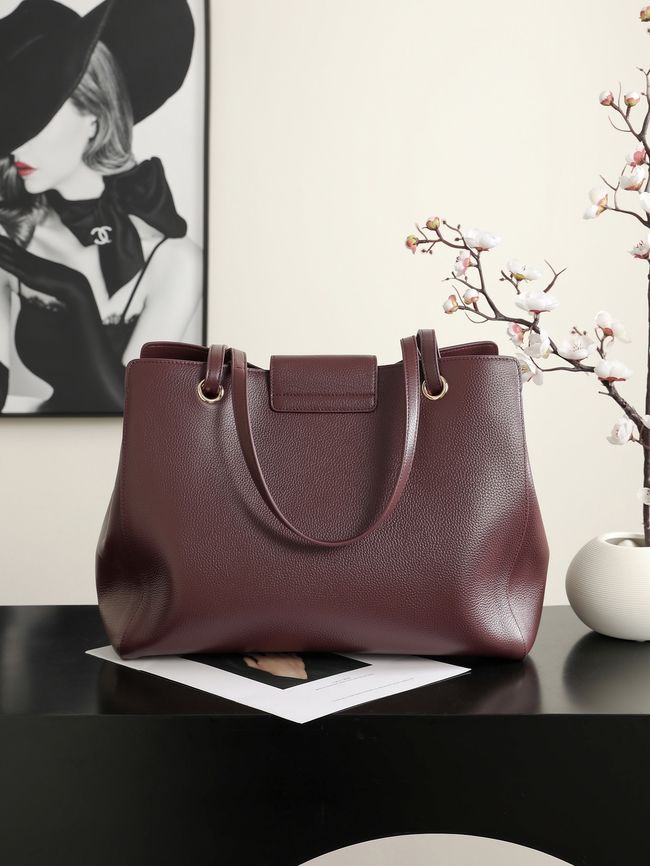 Chanel Shopping Bag AS6242 Burgundy