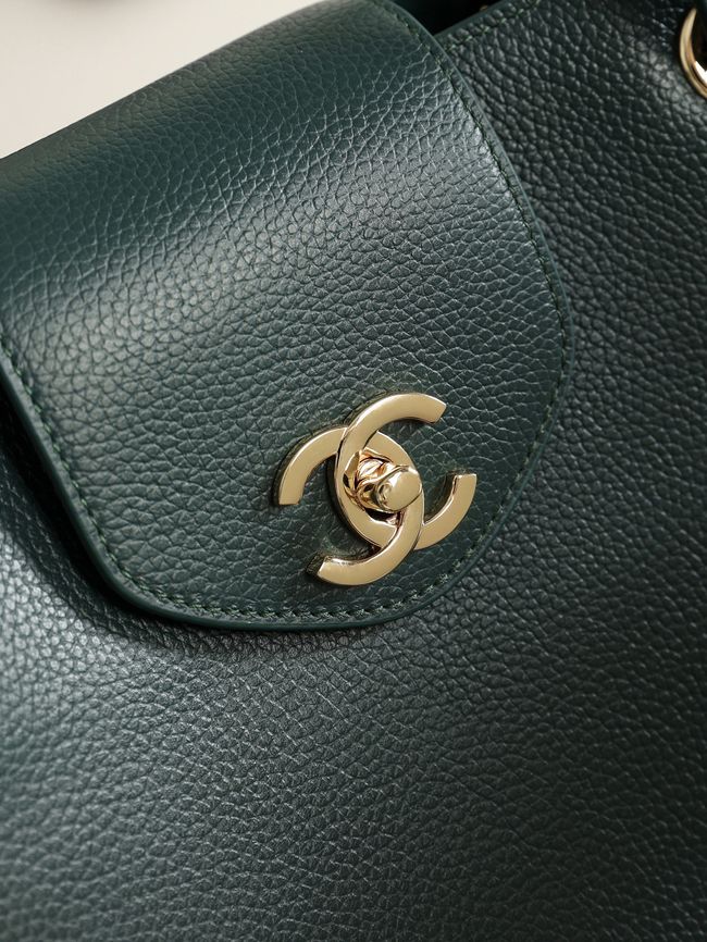 Chanel Shopping Bag AS6242 dark green Chanel Shopping Bag AS6242 dark green