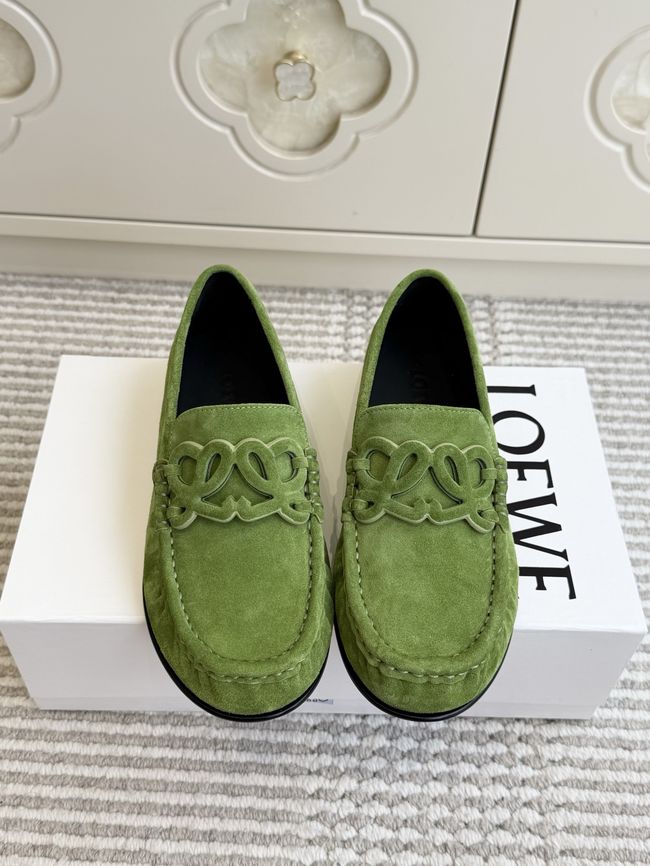 Loewe Suede cowhide Double L loafers VL290-1 Loewe Suede cowhide Double L loafers VL290-1