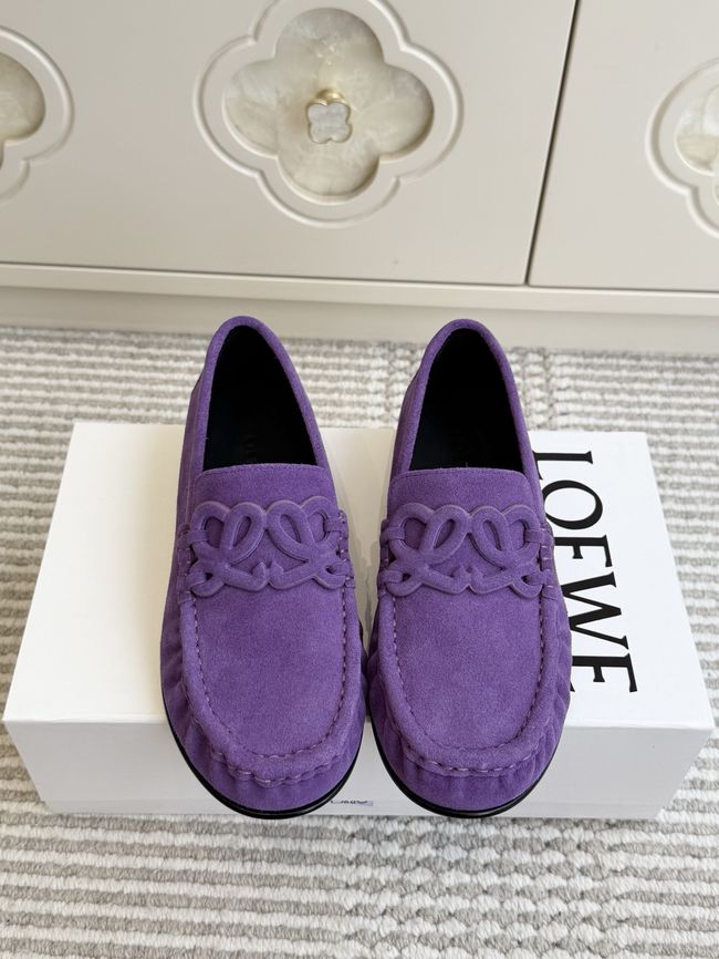 Loewe Suede cowhide Double L loafers VL290-2 Loewe Suede cowhide Double L loafers VL290-2