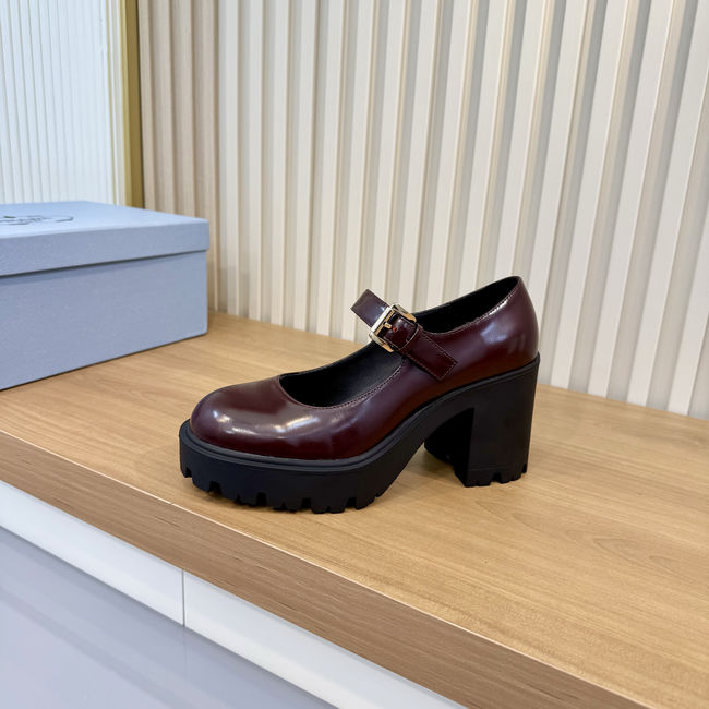 Prada Stride brushed leather pumps 1I562O-1