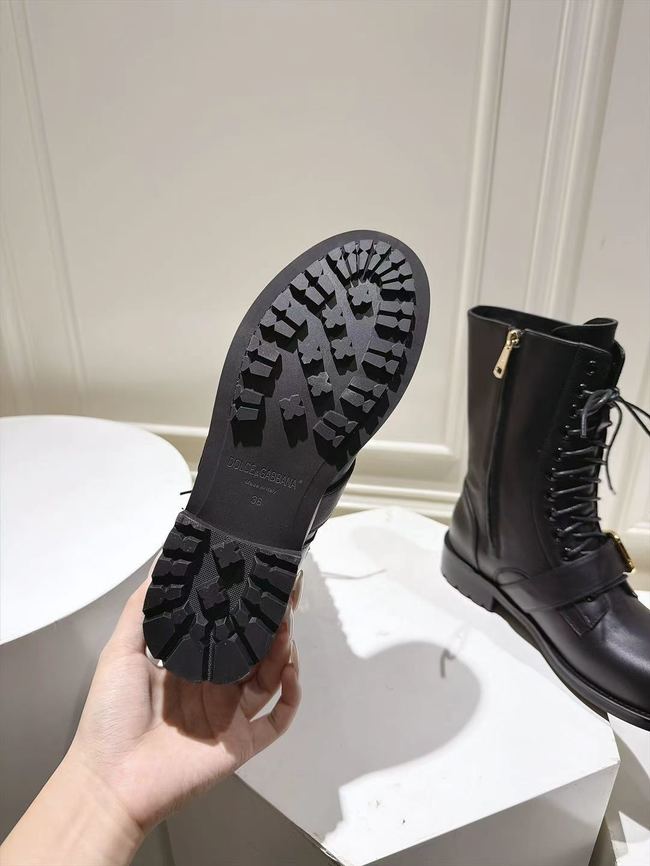 Dolce & Gabbana Stride leather booties 1U188-1