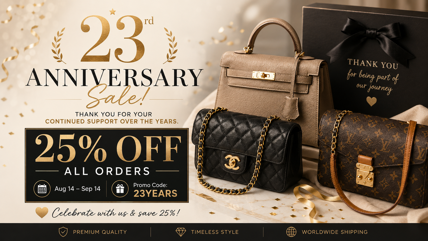 23nd Anniversary SALE! replica Luxury handbags, 2026 new luxury handbags,2026 Louis Vuitton bags,2026 Chanel bags,2026 Gucci bags ,2026 Hermes bags from Nicebags.cn .